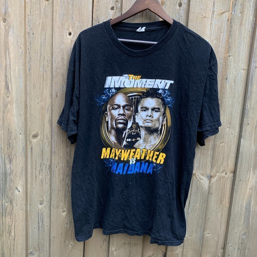 2014 Mayweather vs Maidana Graphic T Shirt XL - Picture 3 of 5